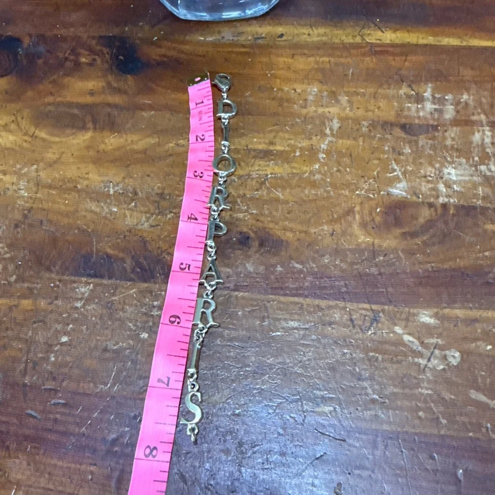 Dior Gold Tone Bracelet 7.5”